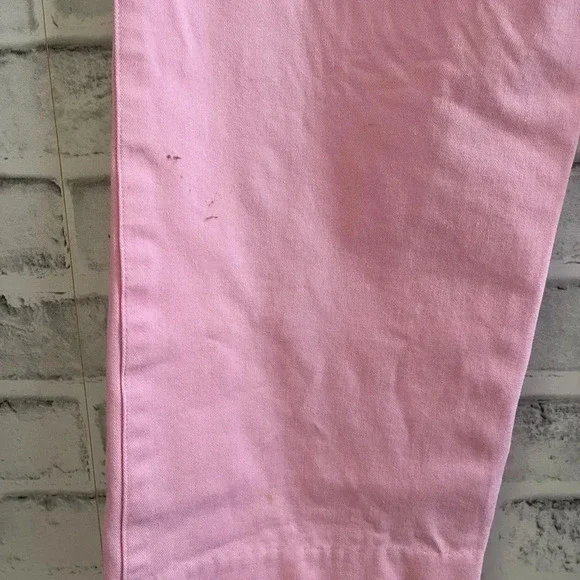 Lilly Pulitzer pink cropped trouser flat front pants Size 8 - Picture 3 of 5